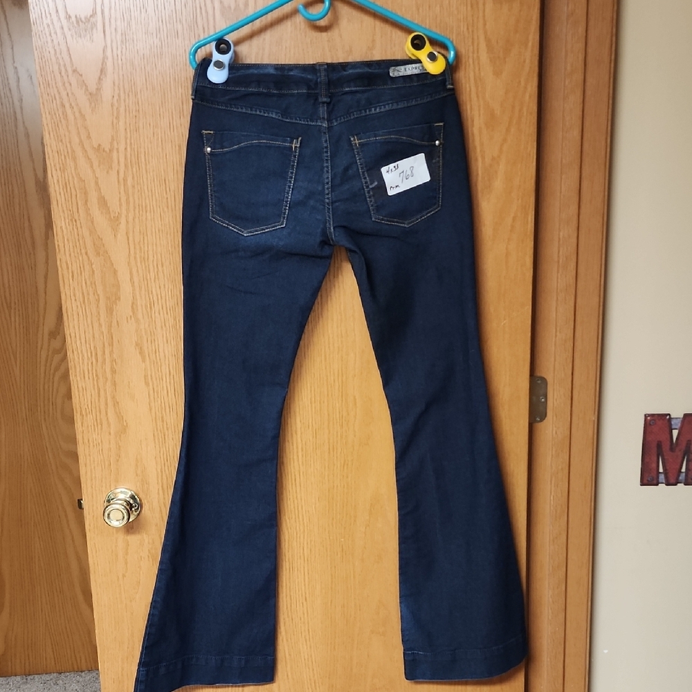 Express Dark Blue Flare Jeans 4x33 Number 768